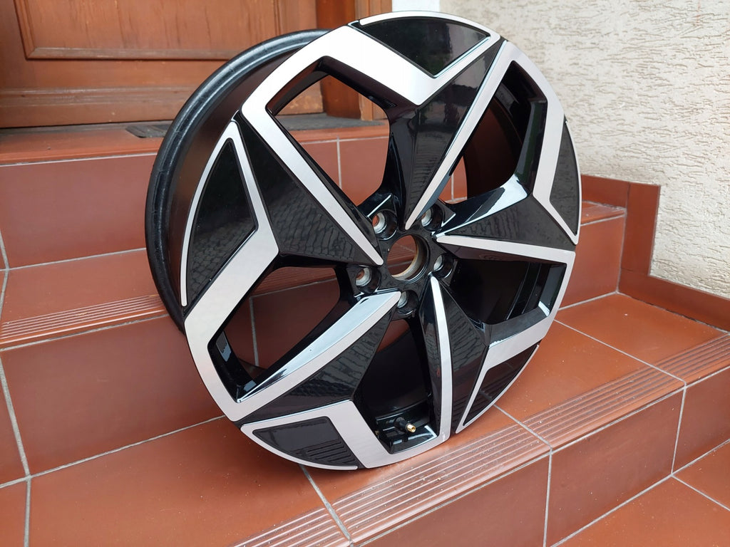 1x Alufelge 19 Zoll 7.5" 5x112 50ET Glanz Schwarz 10A601025H VW Rim Wheel FEL9371362041bq