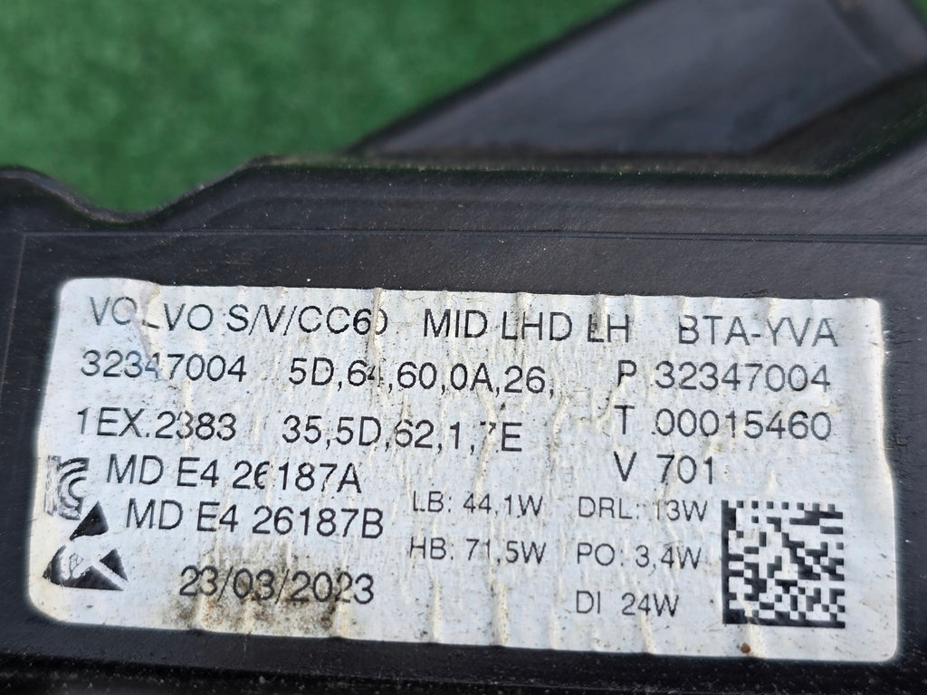 Frontscheinwerfer Volvo S60 V60 32347004 Full LED Links Scheinwerfer Headlight SCH5626224779pf