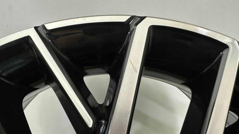 1x Alufelge 16 Zoll 6.5" 5x100 47ET Glanz Schwarz 6F0601025M Seat Rim Wheel FEL3050278782je