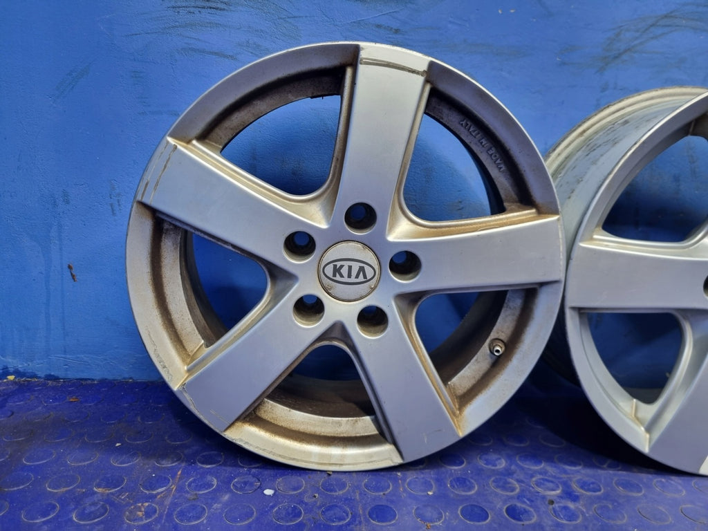 4x Alufelge 16 Zoll 6.5" 5x114.3 36ET Kia Rim Wheel FEL9740687563vq
