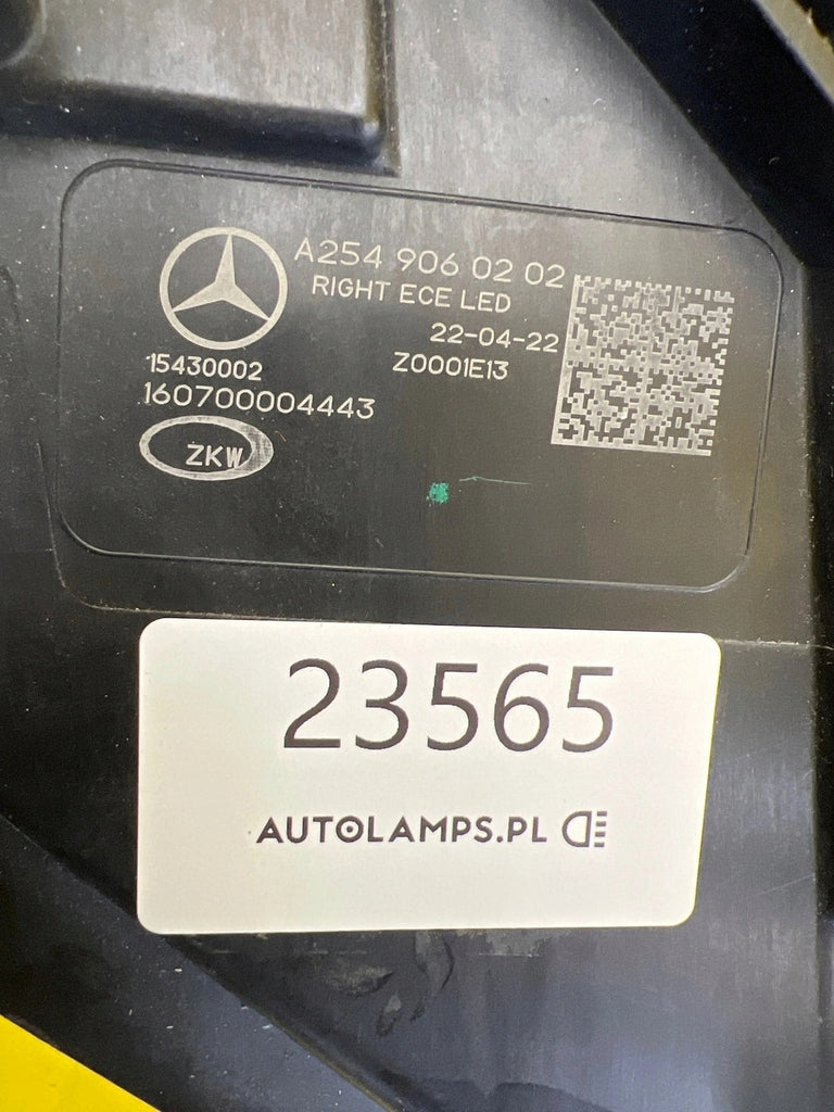 Frontscheinwerfer Mercedes-Benz Glc A2549060202 LED Rechts Headlight SCH5326617976bi