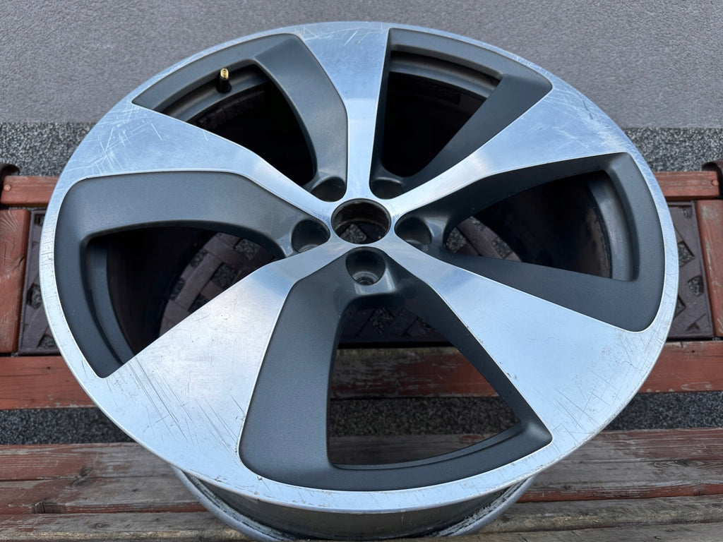 1x Alufelge 21 Zoll 9.5" 5x112 31ET Glanz Graphit 4M0601025E Audi Q7 Mg FEL7608413422cl