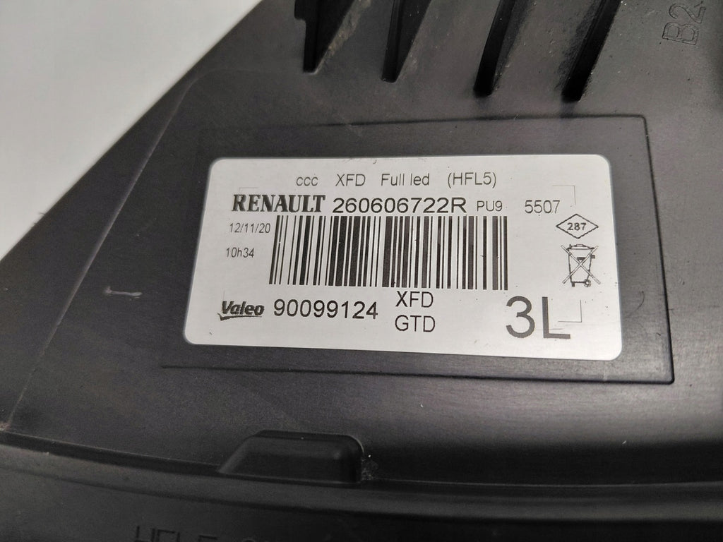 Frontscheinwerfer Renault Talisman 260606722R Full LED Links Headlight SCH1169371638zj