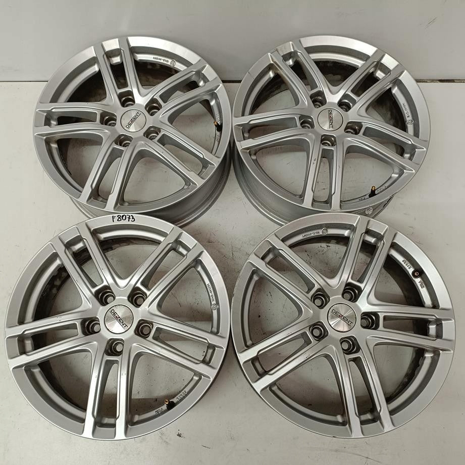 4x Alufelge 17 Zoll 6.5" 5x112 48 5ET Glanz Silber Audi I Rim Wheel FEL6914740619vf