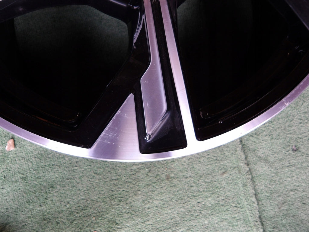 1x Alufelge 19 Zoll 8.5" 5x112 40ET Glanz Schwarz 8W0601025EM Audi A4 Rim Wheel FEL1841849520tg
