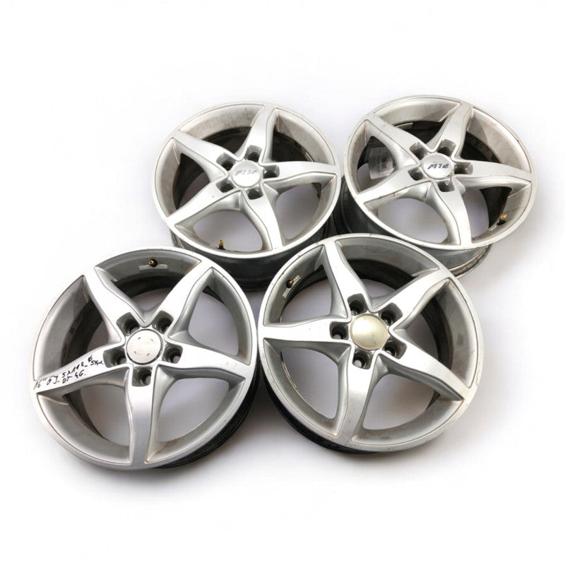 1x Alufelge 16 Zoll 6.0" 5x112 46ET Glanz Silber Audi Rim Wheel