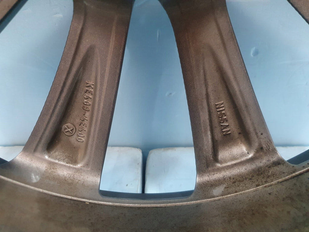 1x Alufelge 19 Zoll 7.0" 5x114.3 40ET KE409-4E400 Nissan Qashqai J11 Rim Wheel