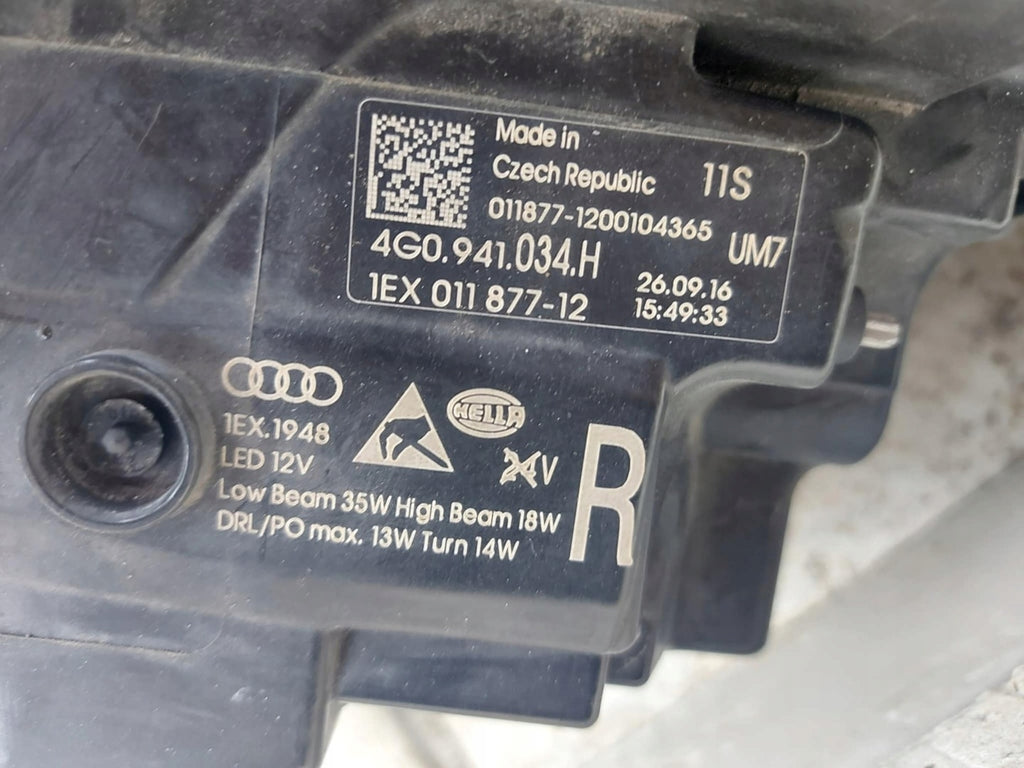 Frontscheinwerfer Audi A6 C7 4G0941034H Full LED Rechts Scheinwerfer Headlight SCH5154474148mz