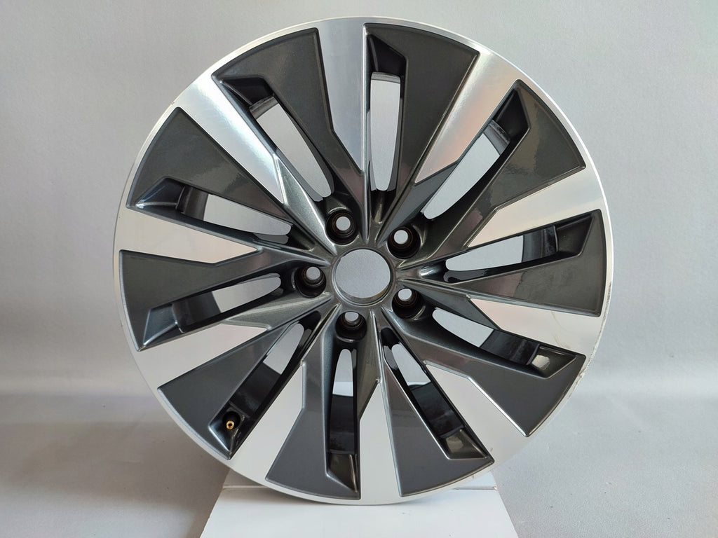 1x Alufelge 18 Zoll 8.0" 5x112 39ET Glanz Grau 4K0601025B Audi A6 C8 Mg