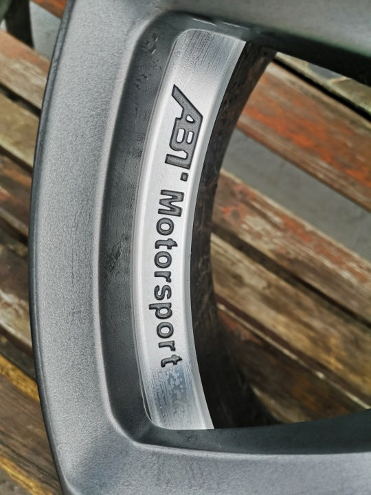 1x Alufelge 19 Zoll 8.5" 5x112 35ET Graphit Audi Rim Wheel FEL5754876084yv