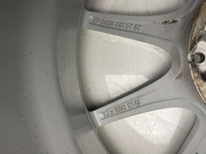 1x Alufelge 16 Zoll 7.0" 5x112 43ET A2044015702 Mercedes-Benz W204 Rim Wheel FEL1726751096lb