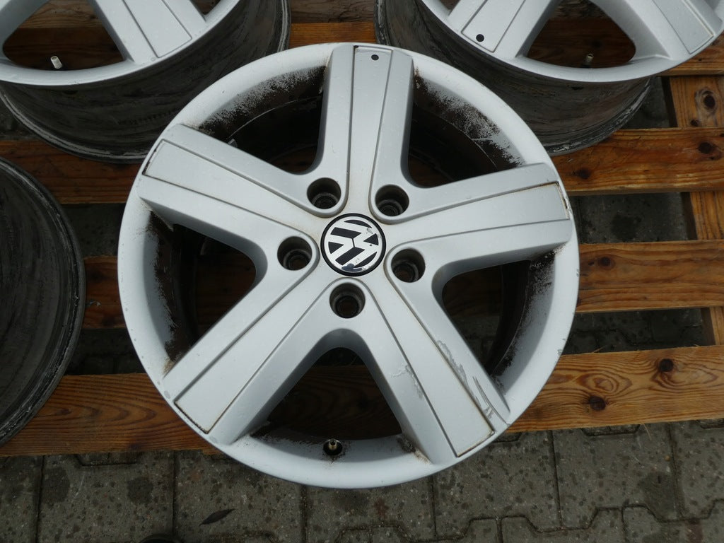 4x Alufelge 17 Zoll 7.0" 5x120 55ET Glanz Silber 7H0601025 VW T6 T5 Rim Wheel FEL5706080644yz