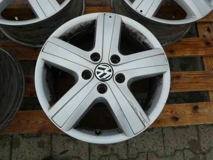 4x Alufelge 17 Zoll 7.0" 5x120 55ET Glanz Silber 7H0601025 VW T6 T5 Rim Wheel FEL5706080644yz