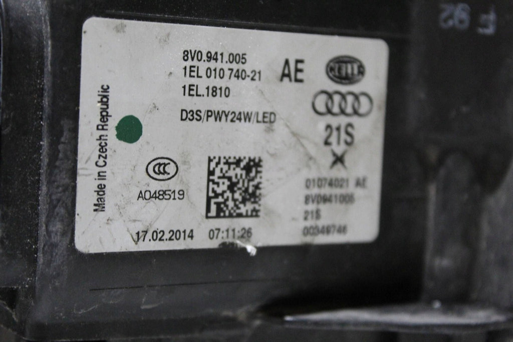 Frontscheinwerfer Audi A3 8V0941005 Xenon Links Scheinwerfer Headlight SCH7142176026jk