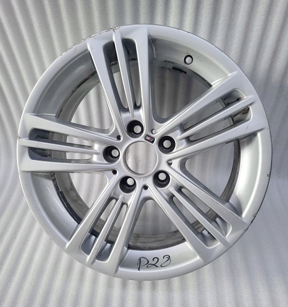 1x Alufelge 18 Zoll 8.0" 5x120 43ET Glanz Silber 7844249 BMW F26 X3 F25 FEL5226071529hn