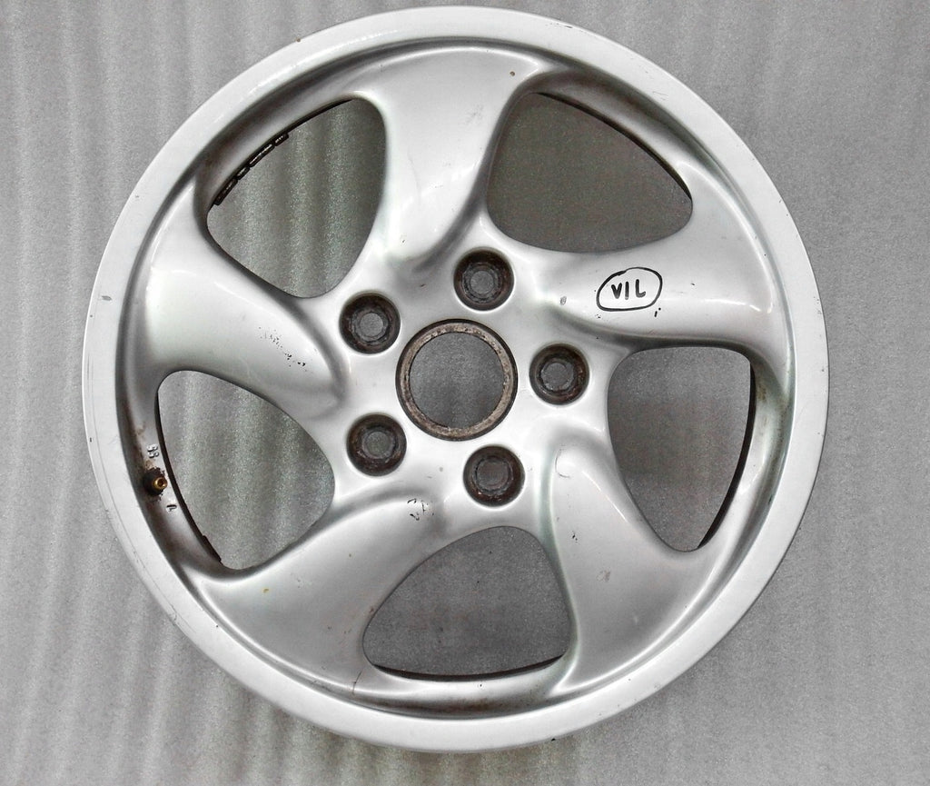 1x Alufelge 17 Zoll 7.0" 5x130 45ET Glanz Silber 98636212400 Porsche Boxster