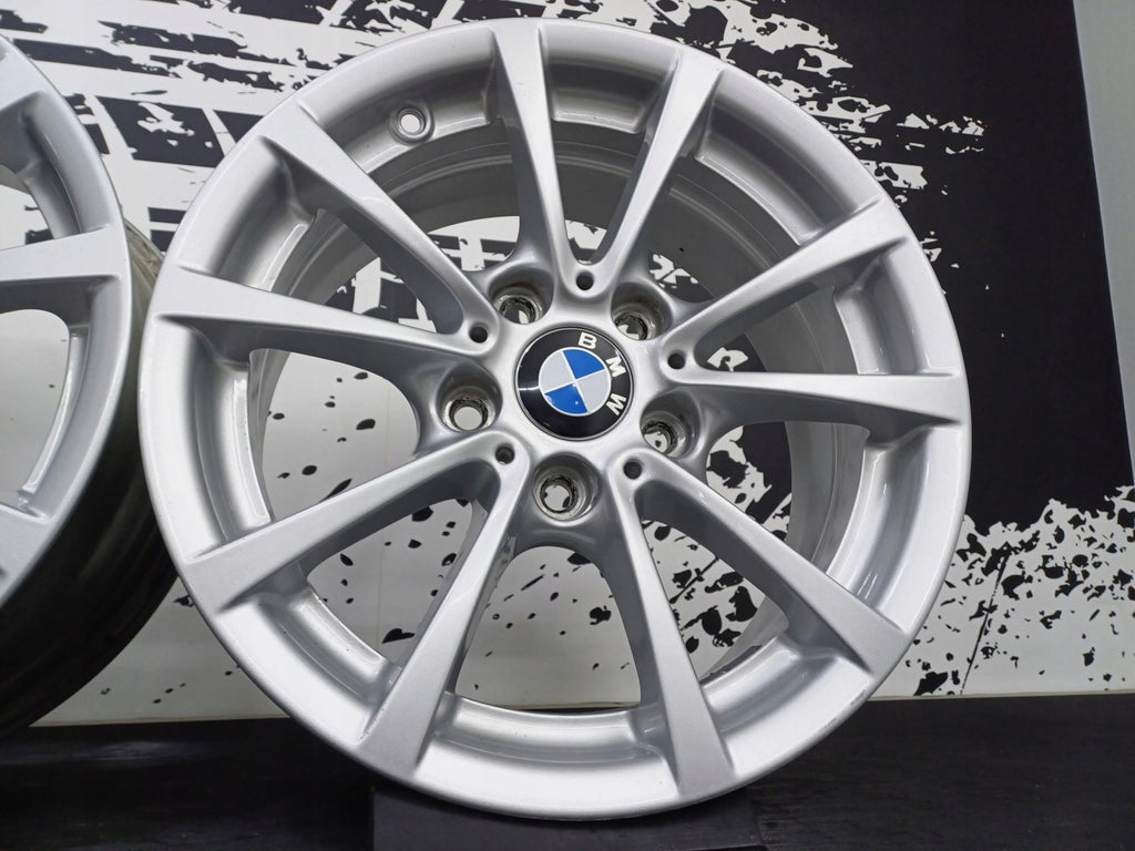 4x Alufelge 16 Zoll 7.0" 5x120 31ET Glanz Silber 584B54221 BMW F32 F33 Rim Wheel FEL9418806795zh