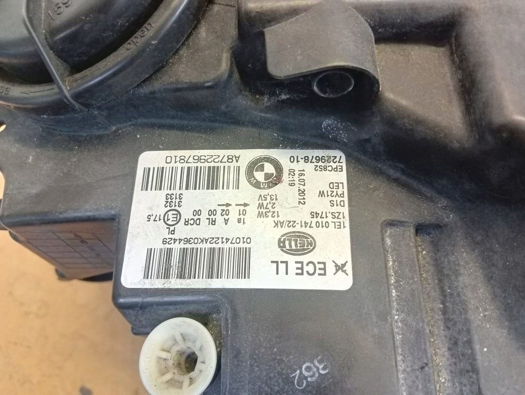 Frontscheinwerfer BMW 1 F21 F20 7229677 Xenon Ein Stück (Rechts oder Links) SCH8883929857ns