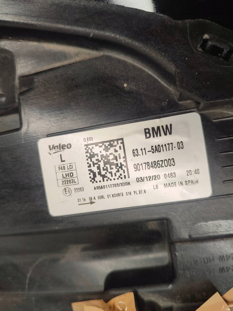 Frontscheinwerfer BMW X1 F48 5A01177 Full LED Links Scheinwerfer Headlight SCH8102485507lj