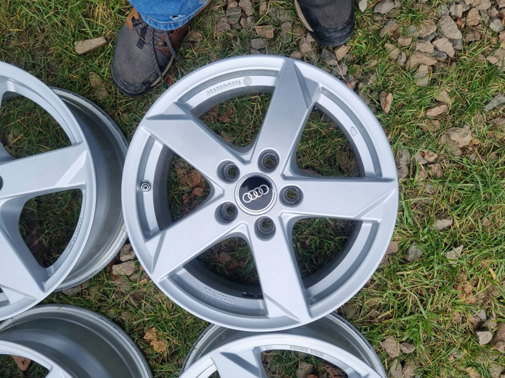 4x Alufelge 16 Zoll 6.5" 5x112 46ET Glanz VW Golf Rim Wheel FEL7516435868ix