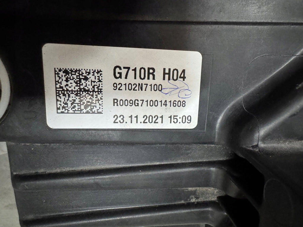 Frontscheinwerfer Hyundai Tucson 92102N7100 G710RH04 Full LED Rechts Headlight SCH1099558686bm