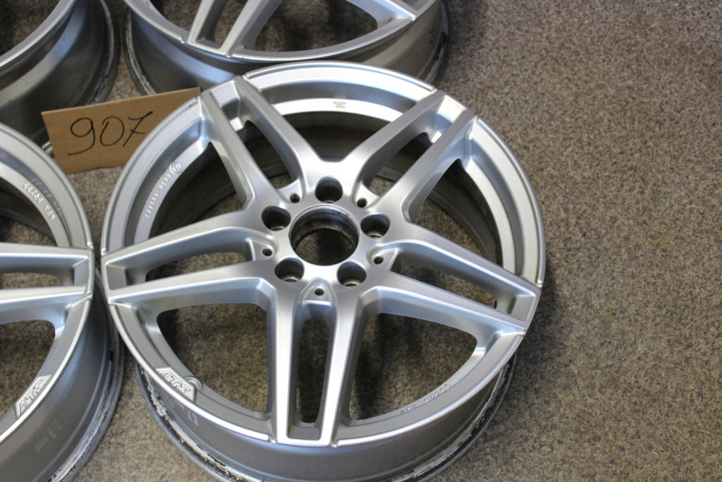 4x Alufelge 17 Zoll 7.0" 5x112 48 5ET Glanz Silber Audi W205 Rim Wheel FEL6258099640re