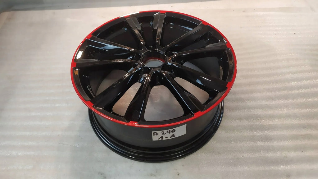 1x Alufelge 18 Zoll 7.5" 5x112 52ET Glanz Schwarz A2464010600 Mercedes-Benz W246 FEL4677438732wr