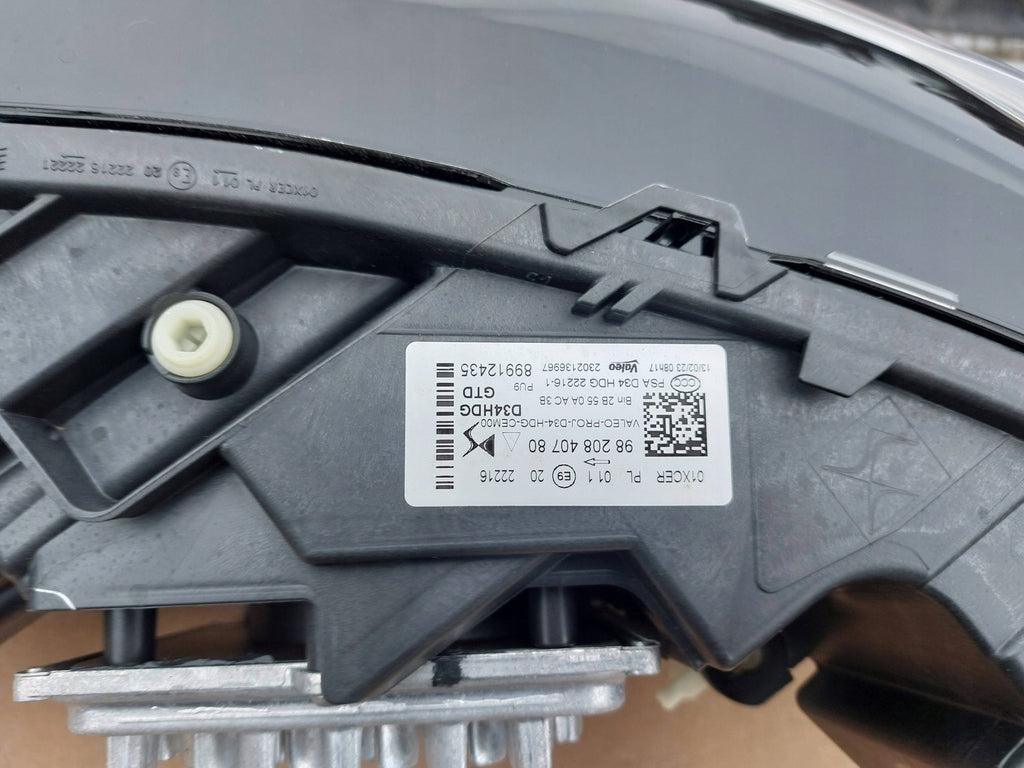 Frontscheinwerfer Citroën Ds3 9820840780 Links Scheinwerfer Headlight