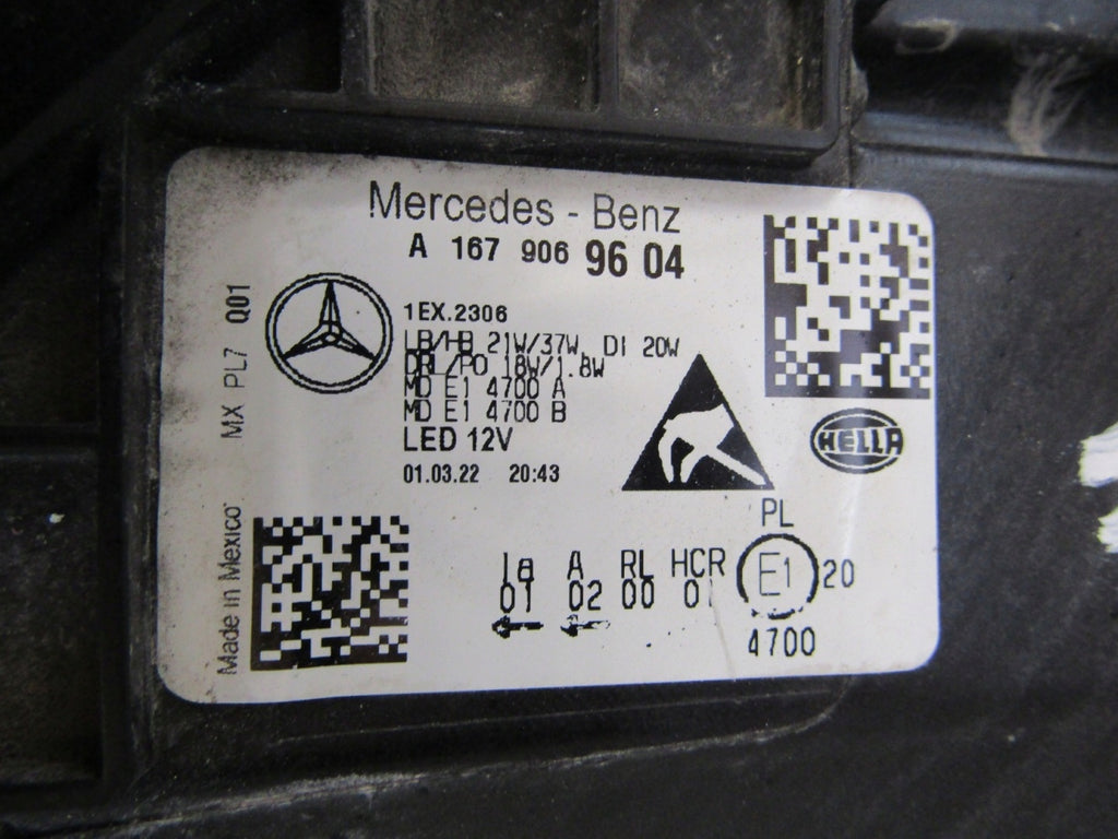 Frontscheinwerfer Mercedes-Benz Gle A1679069604 LED Rechts Headlight