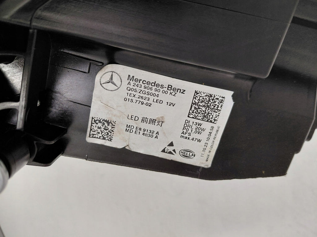 Frontscheinwerfer Mercedes-Benz Eqa Eqb A2439069000 Rechts Headlight SCH5515402052ay