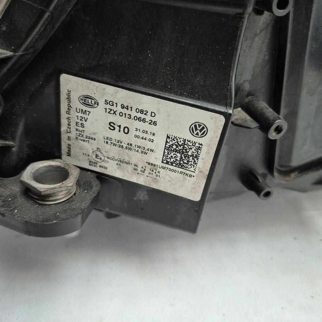Frontscheinwerfer VW Golf VII 5G1941082D Rechts Scheinwerfer Headlight SCH2313990962qd
