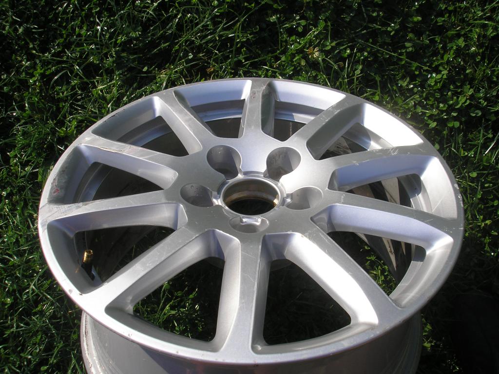 1x Alufelge 16 Zoll 7.5" 5x112 45ET Glanz Silber Audi A6 A4 Rim Wheel