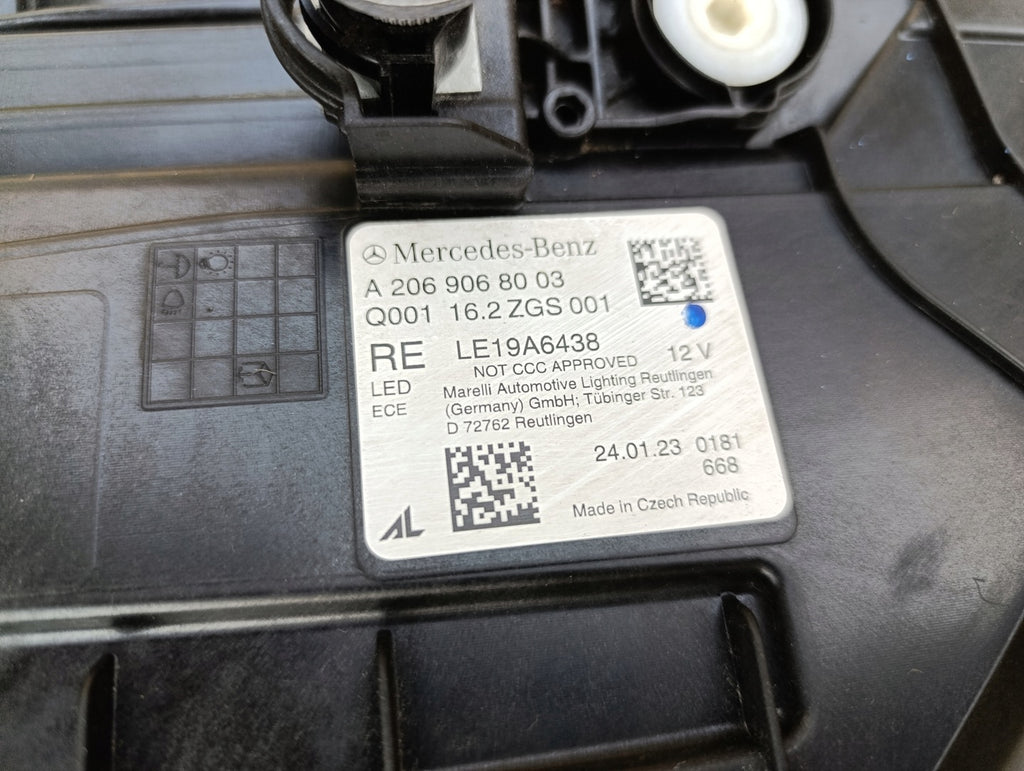 Frontscheinwerfer Mercedes-Benz W206 A2069068003 LED Rechts Headlight SCH2151393285tg