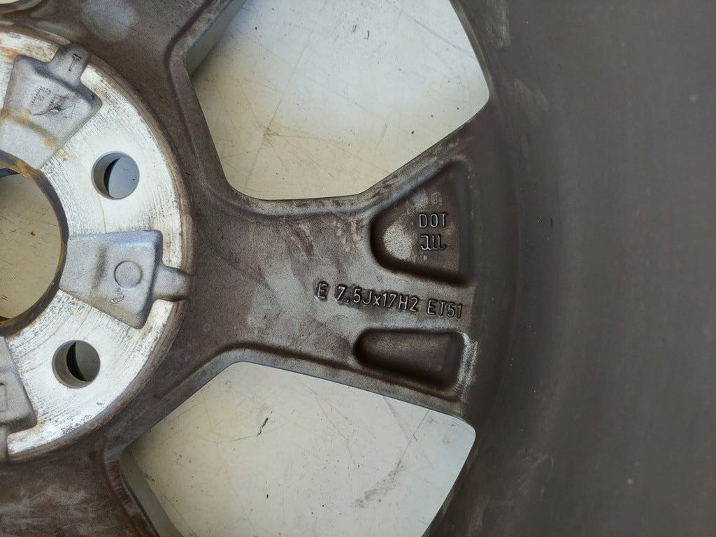 1x Alufelge 17 Zoll 7.5" 5x112 8V0601025DQ Audi A3 Rim Wheel FEL8920474966yr