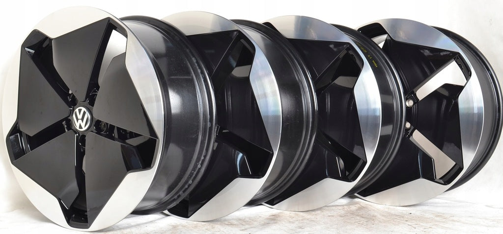 4x Alufelge 20 Zoll 7.5" 5x112 44ET Glanz Schwarz 10A601025B VW Golf Rim Wheel FEL4267598750fh