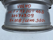 Load image into Gallery viewer, 1x Alufelge 17 Zoll 7.0" 5x108 40 5ET Glanz Silber 31471309 Volvo V60 Rim Wheel FEL4379474755kg
