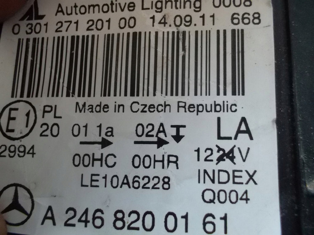 Frontscheinwerfer Mercedes-Benz W246 A2468200261 Xenon Rechts oder Links SCH8827583165ei