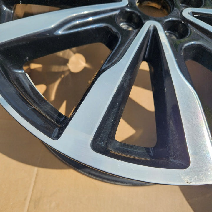 1x Alufelge 18 Zoll 7.5" 5x108 52 5ET Glanz Schwarz GJ5C-1007-P2 Ford Kuga FEL2467578673hx