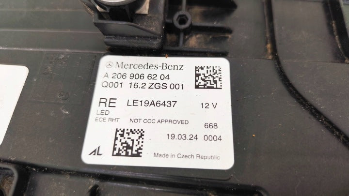 Frontscheinwerfer Mercedes-Benz W206 A2069066204 Rechts Scheinwerfer Headlight SCH3393442995bu