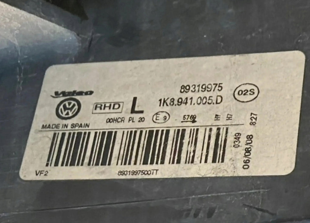 Frontscheinwerfer VW Scirocco 1K8941005D Links Scheinwerfer Headlight SCH6771340250si