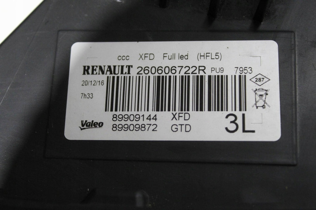 Frontscheinwerfer Renault Talisman 260606722R 89909872 LED Links Headlight SCH7157949293xm