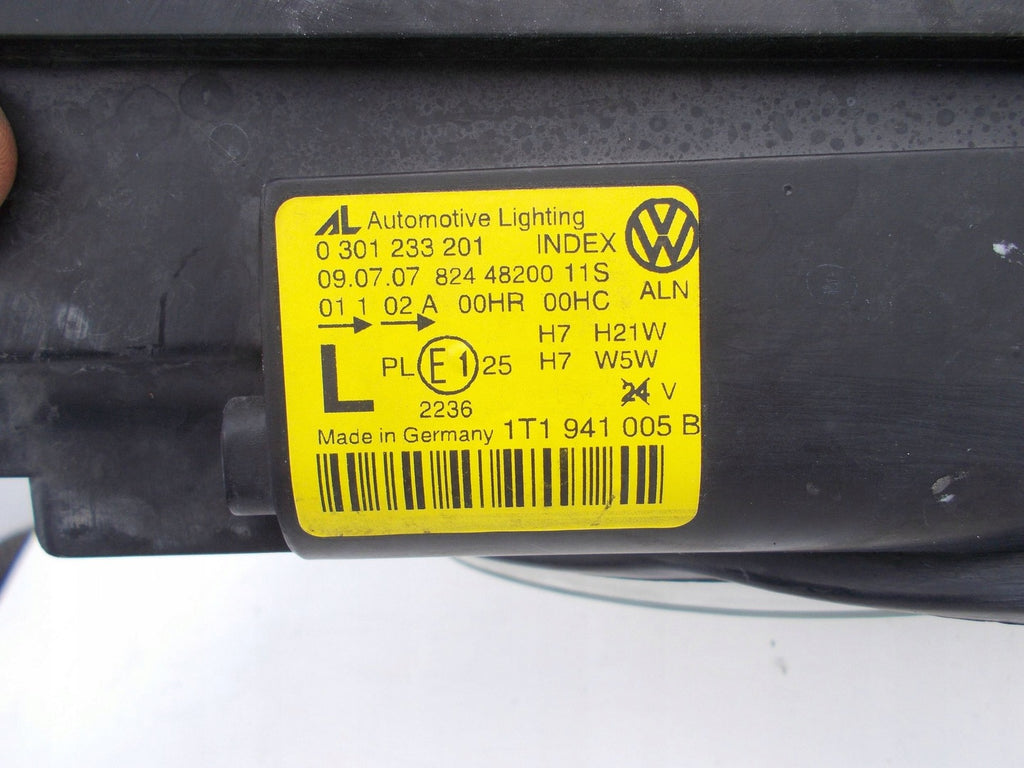Frontscheinwerfer VW Touran 1T1941005B Links Scheinwerfer Headlight