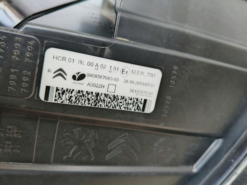 Frontscheinwerfer Citroën Spacetourer Vivaro C 9808567680 Rechts Headlight