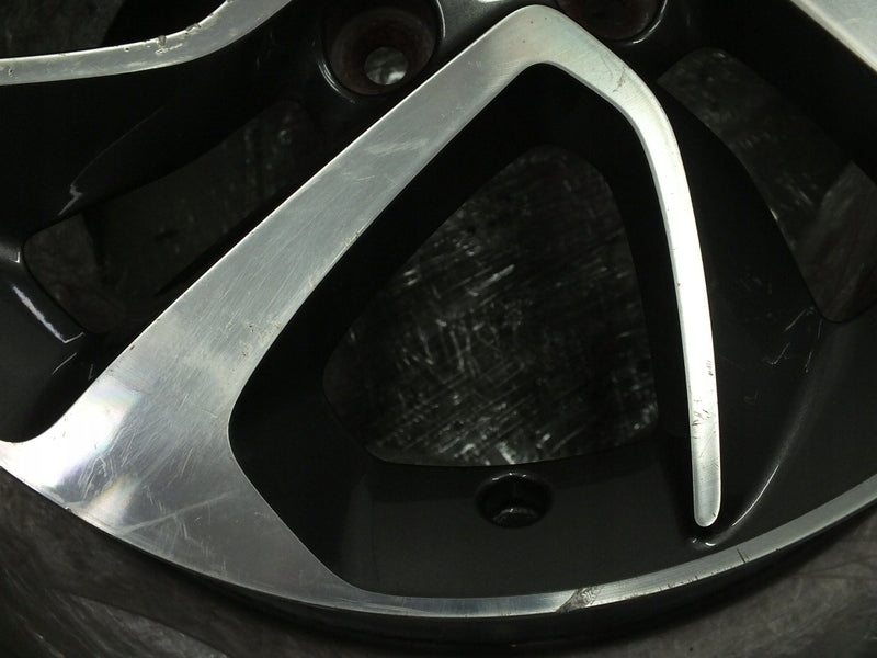 1x Alufelge 16 Zoll 6.5" 4x100 40ET Glanz Grau OP078 Opel Rim Wheel