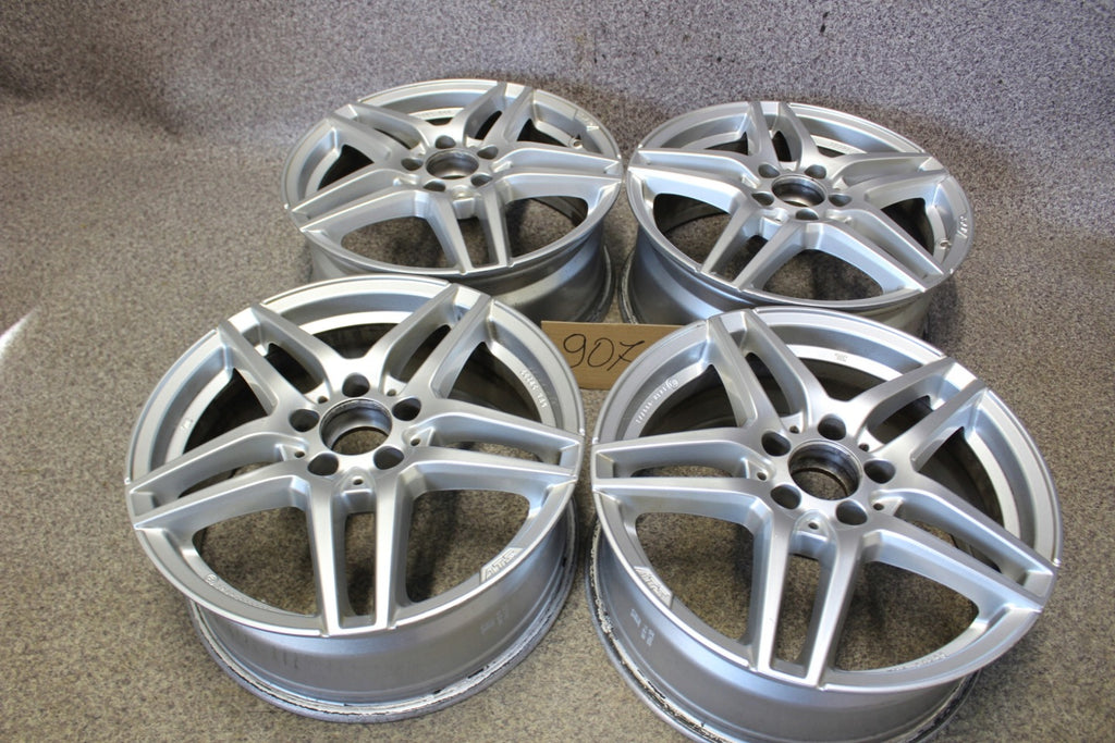 4x Alufelge 17 Zoll 7.0" 5x112 48 5ET Glanz Silber Audi W205 Rim Wheel FEL6258099640re