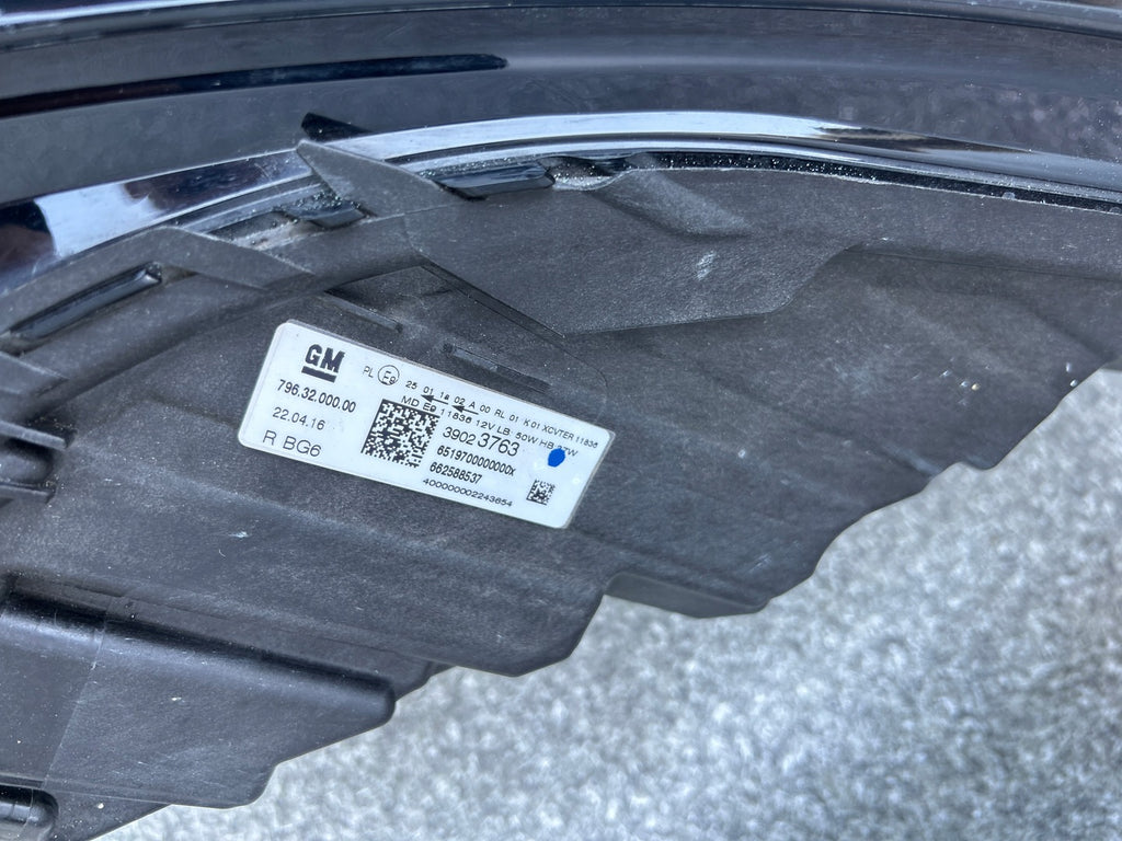 Frontscheinwerfer Opel 39023763 LED Rechts Scheinwerfer Headlight