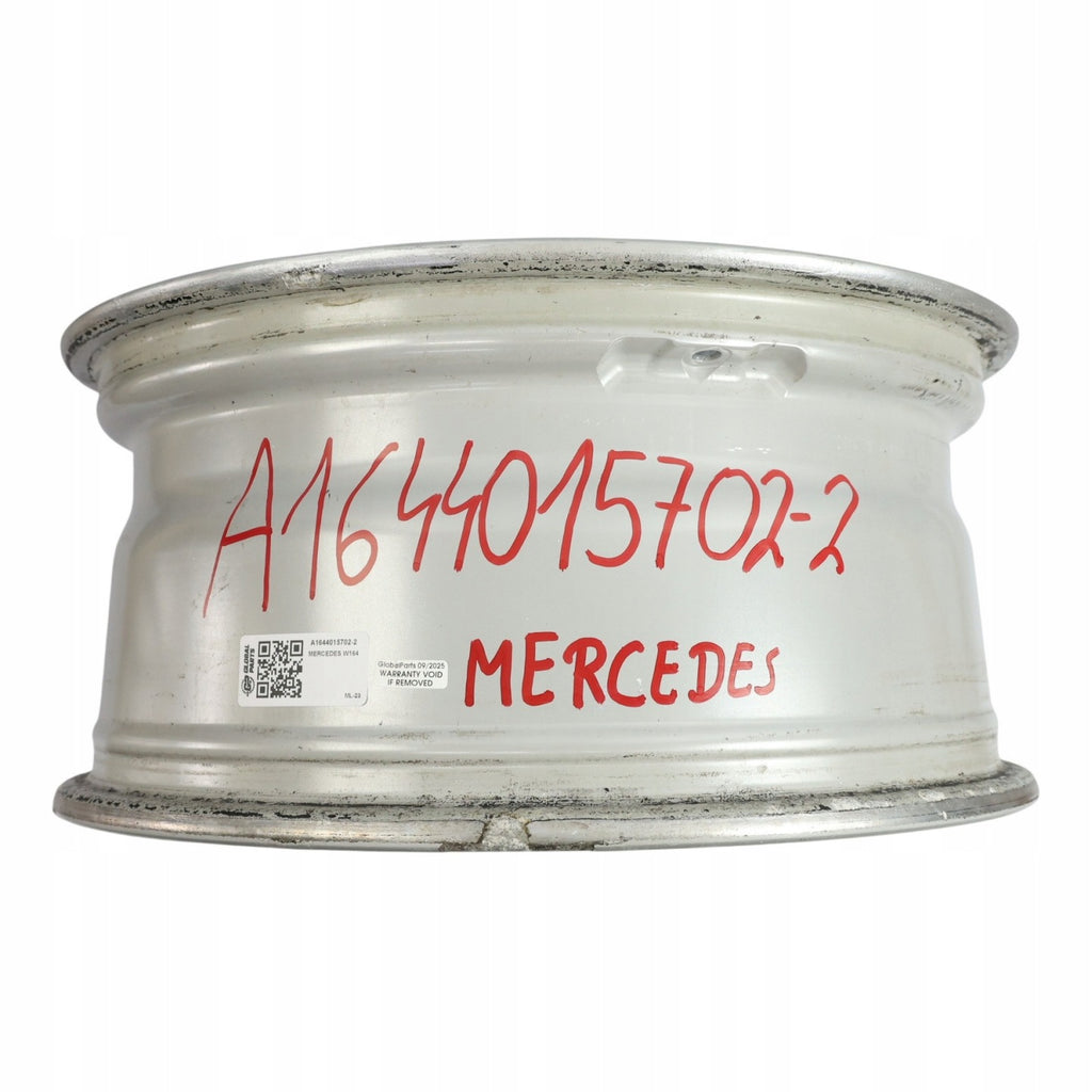 1x Alufelge 18 Zoll 8.0" 5x112 60ET Glanz Silber A1644015702 Mercedes-Benz W164 FEL9305185302kf