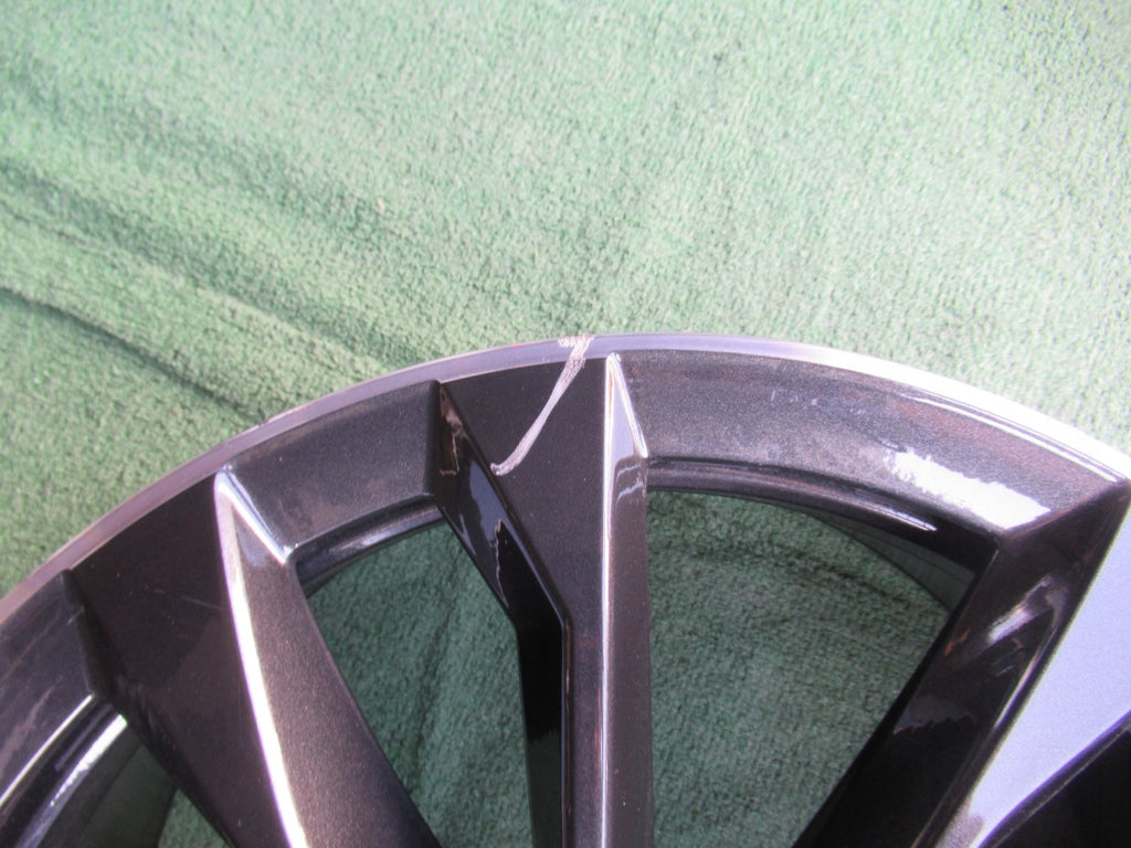 1x Alufelge 18 Zoll 7.0" 5x112 45ET Glanz Schwarz 57A601025 Skoda Kodiaq