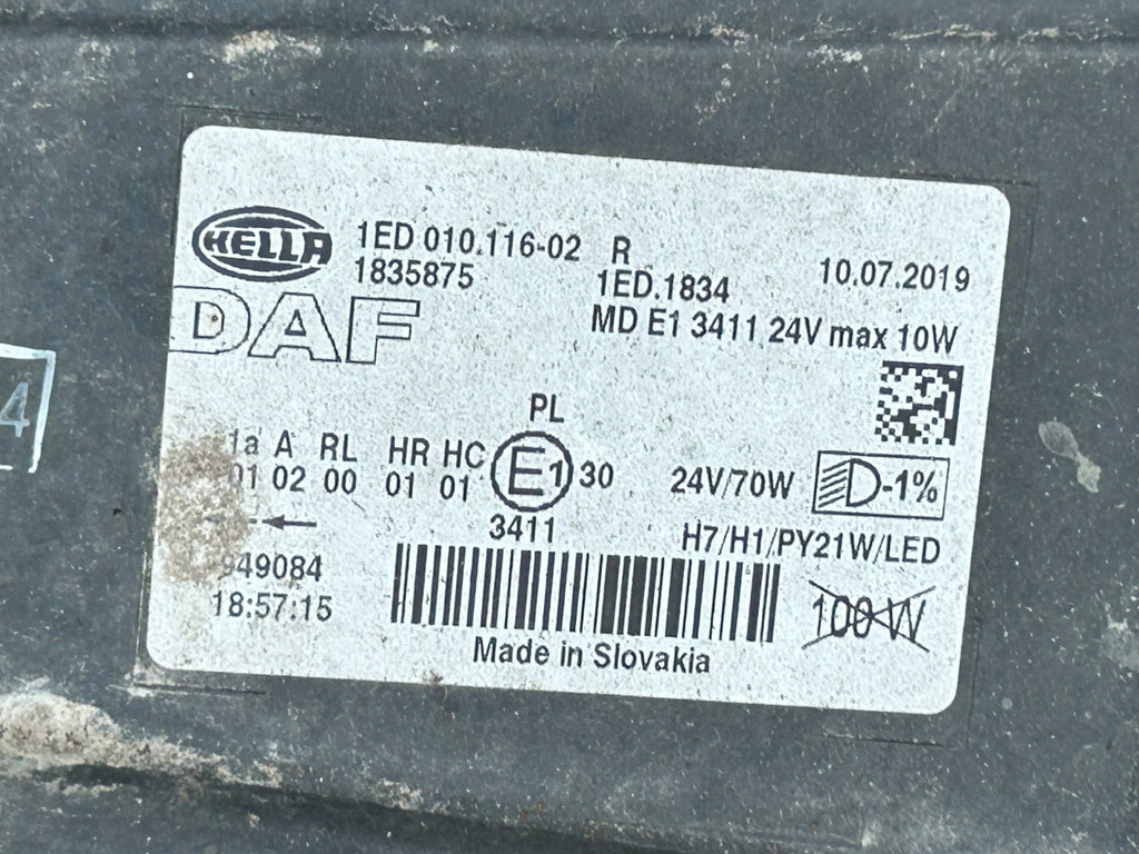 Frontscheinwerfer Daf 1835875 Rechts Scheinwerfer Headlight SCH7971600838mp