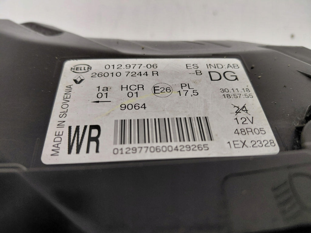 Frontscheinwerfer Renault Captur I 260107244R Full LED FALSE Headlight SCH4813124312uq